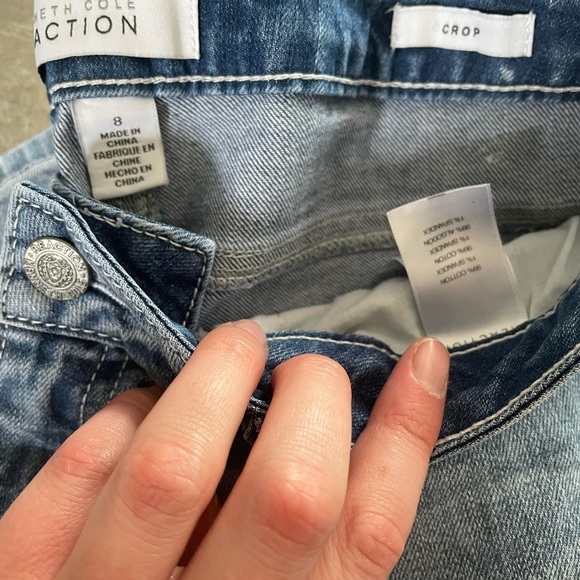 Kenneth Cole Reaction Crop Jean - Picture 2 of 4